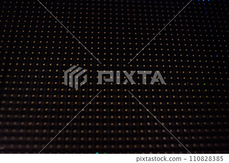Large LED screen dots. Stage screen Large LED screen dots. Stage screen 110828385