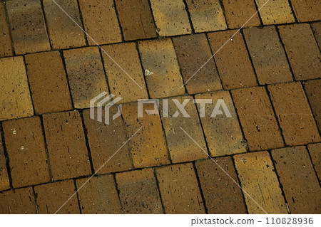 road paved with bricks road paved with bricks 110828936