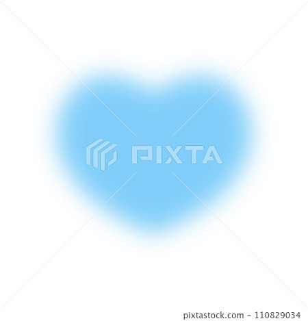 Blue Heart Blur Aurora Blue Heart Aura Blue Heart Blue Heart Blurred Png Transparency Background 110829034