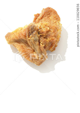 Fried chicken photographed against a white background 110829656