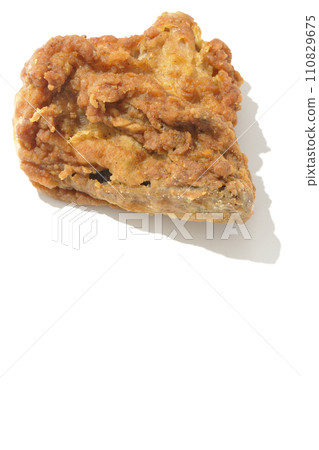 Fried chicken photographed against a white background 110829675