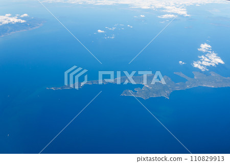 愛媛縣佐田岬鳥瞰圖 愛媛縣佐田岬鳥瞰圖 110829913