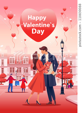 man woman lovers elegant couple dancing at city street happy valentines day celebration concept cityscape background man woman lovers elegant couple dancing at city street happy valentines day celebration concept cityscape background 110830088