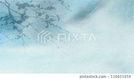 日本紙藝術的靈感來自早春,梅樹的輪廓 日本紙藝術的靈感來自早春,梅樹的輪廓 110831859