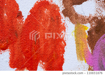 Abstract watercolor paint on canvas texture background Abstract watercolor paint on canvas texture background 110831876