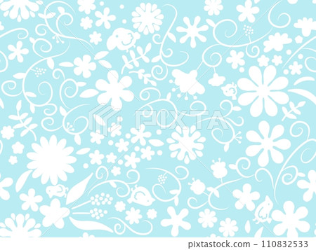 花鳥無縫圖案 E-3 110832533