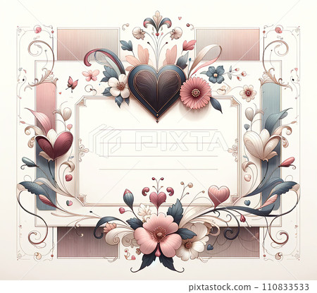 Valentine's Message Card Valentine's Message Card 110833533