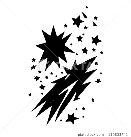 star cosmos space illustration sketch hand draw black star cosmos space illustration sketch hand draw black 110833741