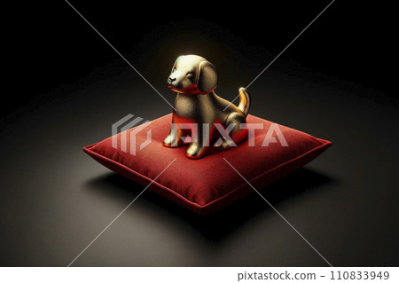 貴金屬十二生肖雕像狗 110833949