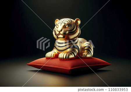 貴金屬生肖虎雕像 110833953