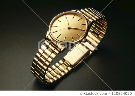 Precious metal gold watch 110834030