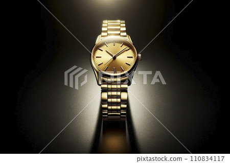 Precious metal gold watch 110834117
