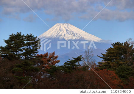 View of Mount Fuji as seen from the Shuzenji Marriott hotel in Shizuoka Japan 110834600