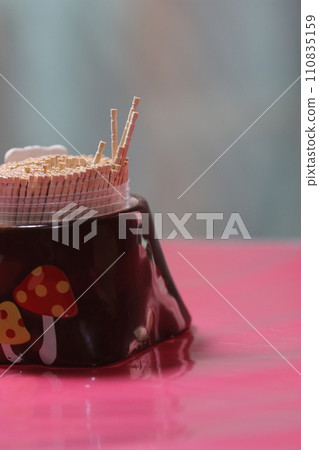 Stylish toothpick holder 110835159