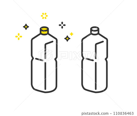 新塑膠瓶、防災用品、必需品的插圖 新塑膠瓶、防災用品、必需品的插圖 110836463