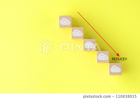 Image of reducing carbon dioxide emissions Image of reducing carbon dioxide emissions 110838015