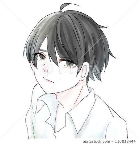 男孩滿臉悲傷 110838444