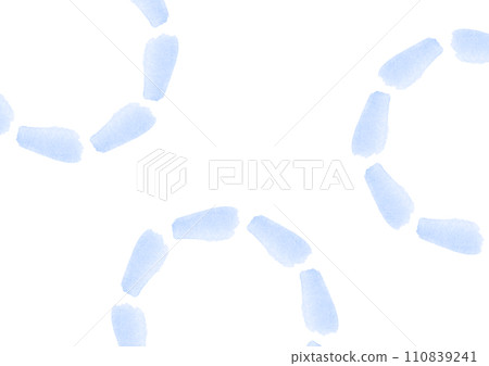 藍色水彩點排列成圓圈的背景材料 110839241