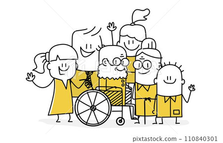 Happy family 110840301