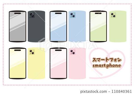 Colorful new mobile smartphone iphone Colorful new mobile smartphone iphone 110840361