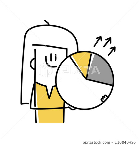 Stick figure, career advancement, development or business growth. Stick figure, career advancement, development or business growth. 110840456