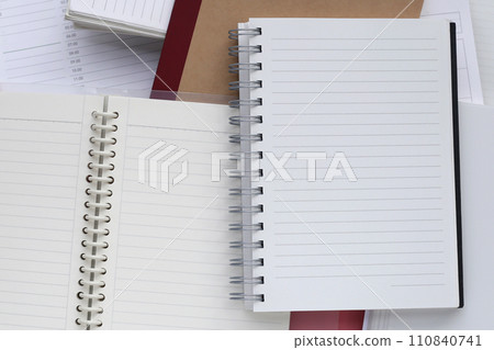 Notebooks for background. Work planning Notebooks for background. Work planning 110840741