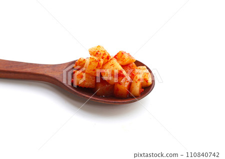 Daikon Kimchi. Tasty and spicy Daikon Kimchi. Tasty and spicy 110840742