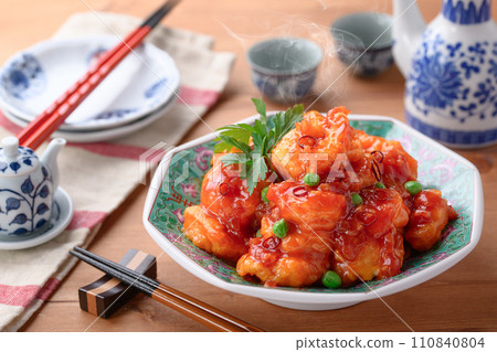 新鮮製作的蝦辣椒 110840804