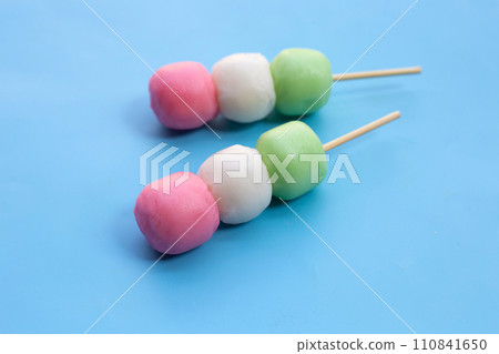 Japanese dessert, Dango on stick Japanese dessert, Dango on stick 110841650