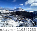 冬天的淺間山全景 110842233