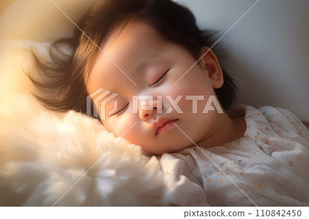 Baby sleeping soundly 110842450