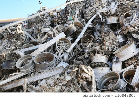 Industrial waste, metal scrap, waste materials, reuse 110842805