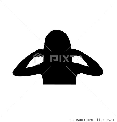 boy, silhouette, vector 110842983