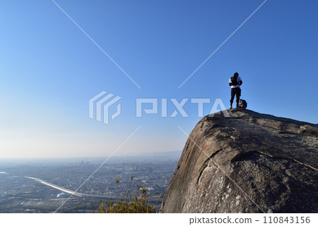 從大阪片山觀音岩欣賞大阪平原的壯麗景色 110843156