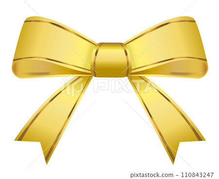 金色閃亮的金絲帶 110843247