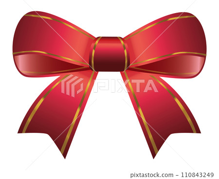 red shiny ribbon red shiny ribbon 110843249