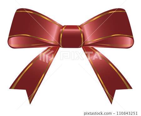 酒紅色閃亮絲帶 110843251