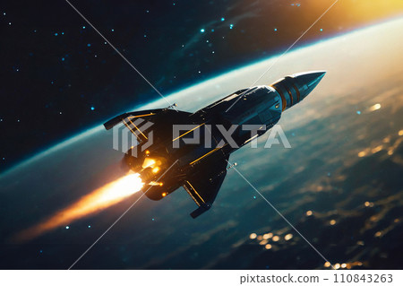 太空飛船的形象 太空飛船的形象 110843263