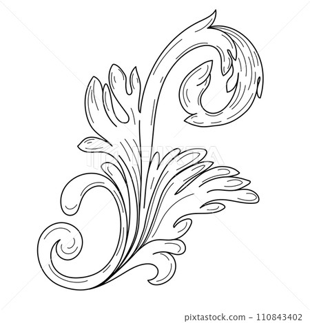 Vintage style design for Placards, Invitations, Banners, Badges and Logotypes 110843402