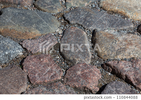 Stone road texture 110844088