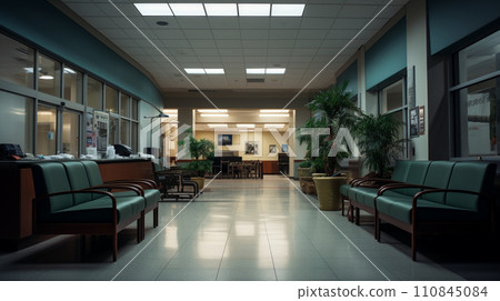 Hospital waiting room 110845084