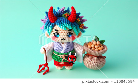 Setsubun demon amigurumi Setsubun demon amigurumi 110845594