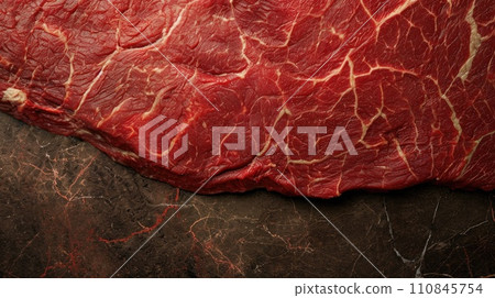 Marbled Beef Texture Close-Up 110845754