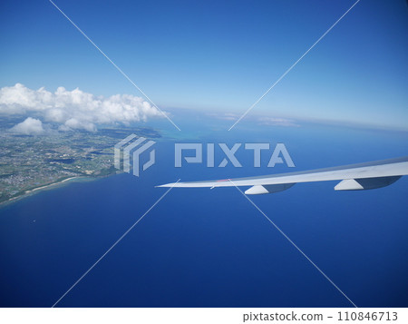 view from the plane view from the plane 110846713