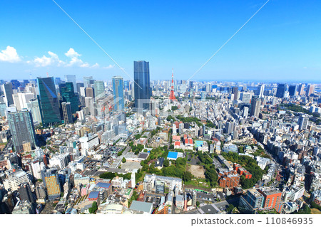 The cityscape seen from Roppongi Hills Mori Tower The cityscape seen from Roppongi Hills Mori Tower 110846935