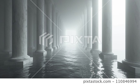 A minimalist image with the theme of "eternity" 110846994