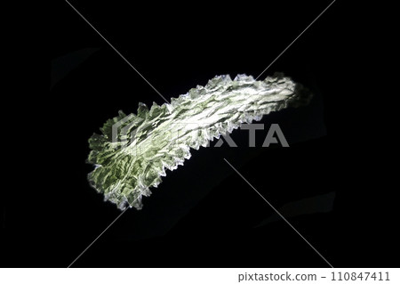 moldavite mineral isolated moldavite mineral isolated 110847411