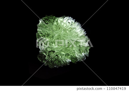 moldavite mineral isolated moldavite mineral isolated 110847419