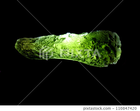 moldavite mineral isolated moldavite mineral isolated 110847420