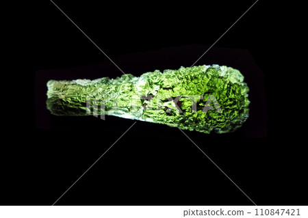 moldavite mineral isolated moldavite mineral isolated 110847421